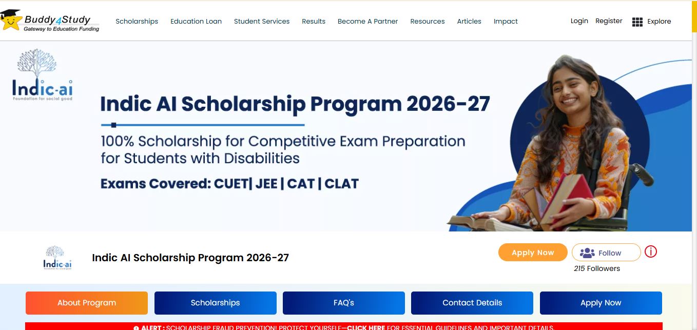 Indic AI Scholarship Program 